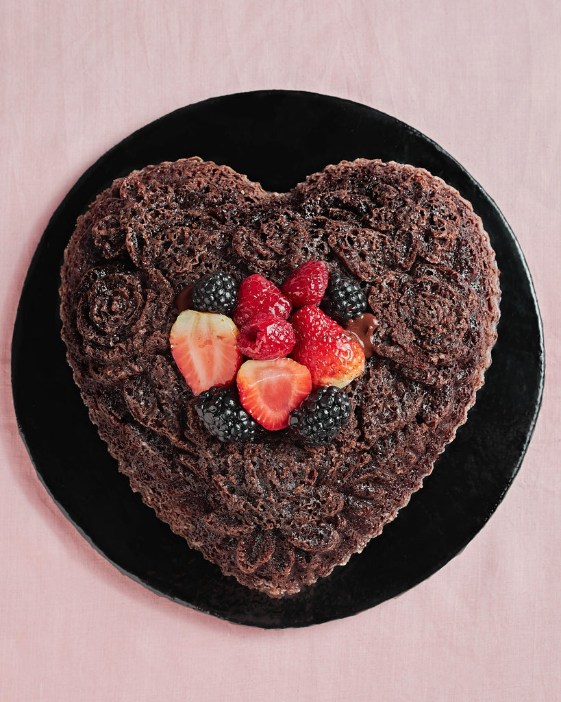 CHOCOLATE HEART BUNDT CAKE