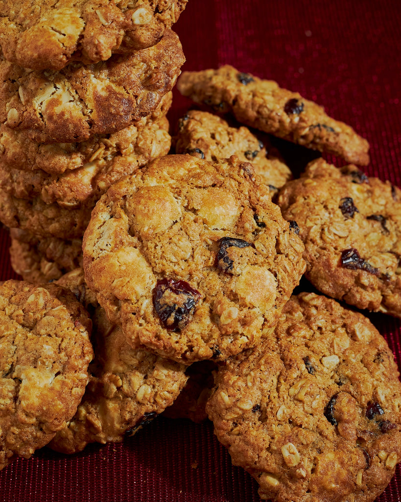 Oatmeal Cranberry With White Chocolate Cookies