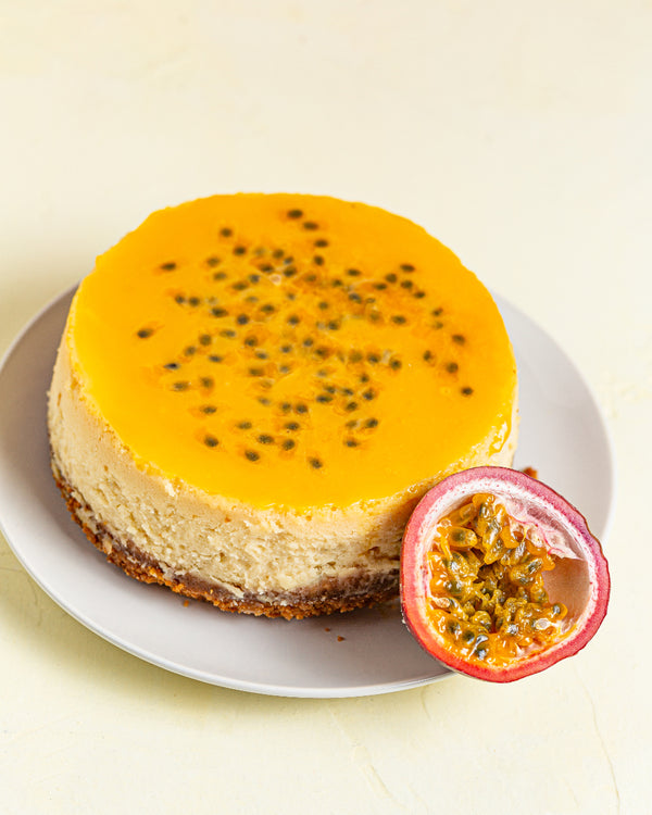 Lemon And Passion Fruit Cheesecake