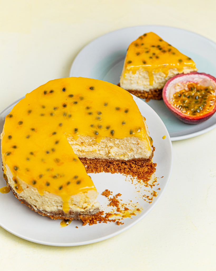 Lemon And Passion Fruit Cheesecake